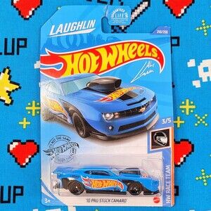 Hot Wheels 2010 Blue Pro Stock Camaro 3/5 250/250 HW Racer Team 1:64 NOC
